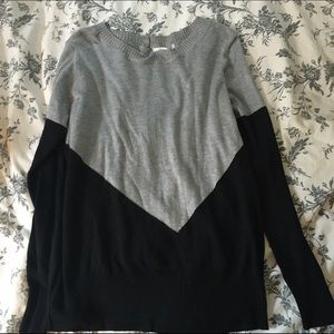 Gray and Black Sweater