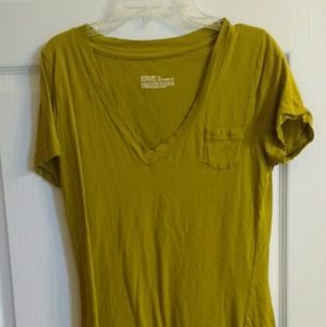 Chartruse boyfriend tee V Neck from Target