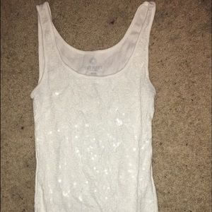 Old navy sparkly tank top