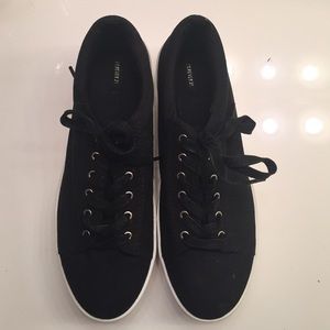 Black Platform Sneakers