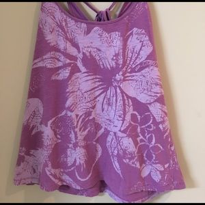 American Eagle vintage Tee purple flower XL
