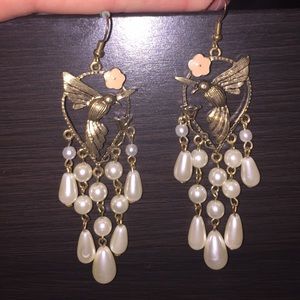 Mocking jay earrings