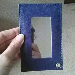 Purple Balenciaga mirror