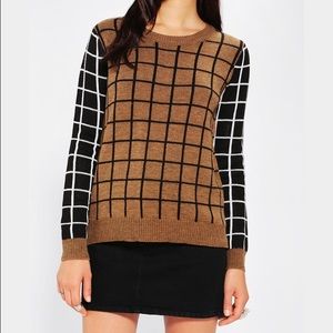 Urban Outfitters EUC Windowpane Sweater