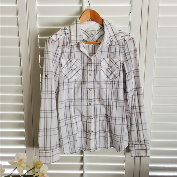 Banana Republic Pearl Snap Shirt
