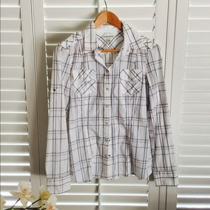 Banana Republic Pearl Snap Shirt
