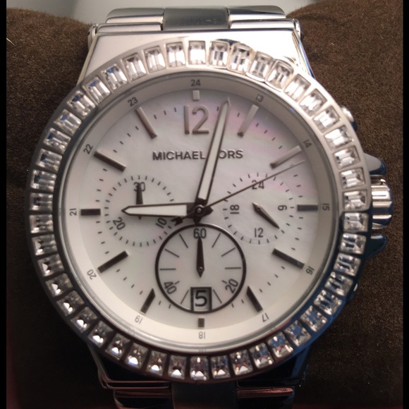 Michael Kors Accessories - Michael Kors Dylan Glitz Mother-Of-Pearl  Watch