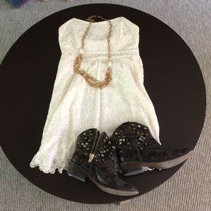 American Rag lace strapless dress