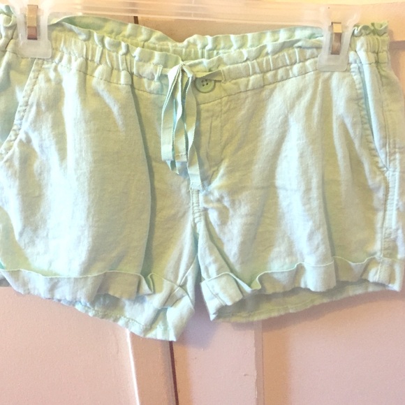 Light green shorts