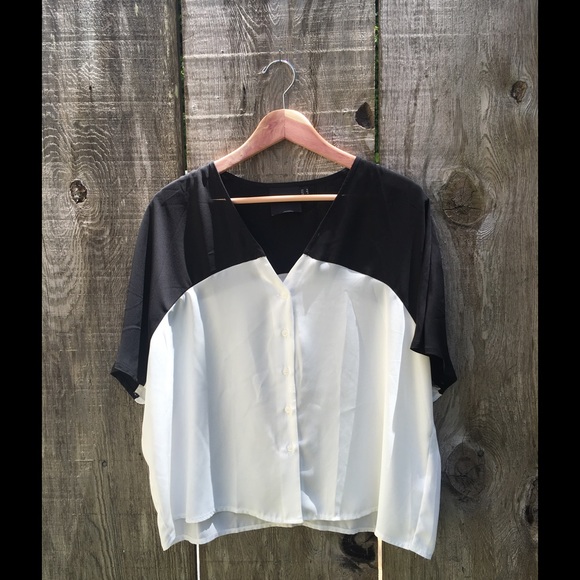 ASOS Color Block Blouse