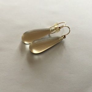 Alexis Bittar Resin Dangle Earrings - Gold