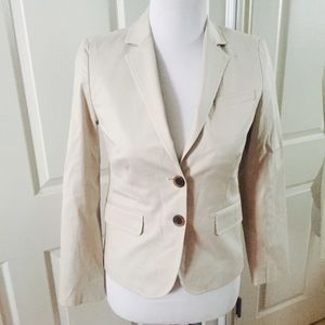 J Crew Blazer in Bi-Stretch Cotton