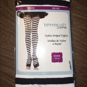 Striped tights