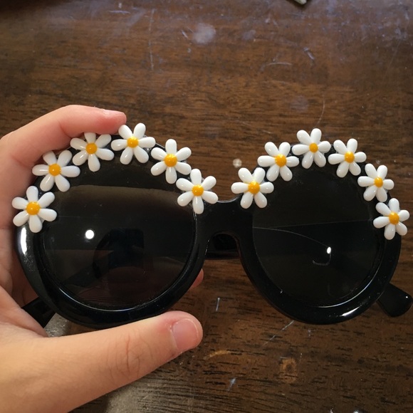 Vintage handmade sunflower sunglasses - Picture 1 of 3