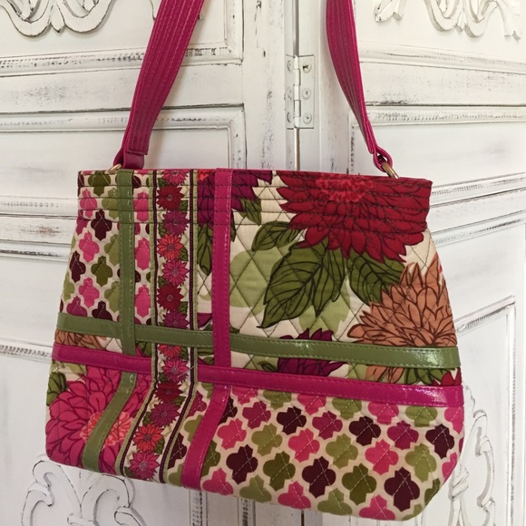 Vera Bradley Handbags - Pink and Green Vera Bradley Purse
