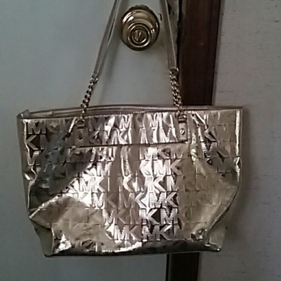 Gold medium authentic mk bag