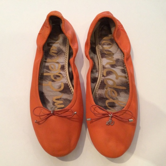 sam edelman orange flats