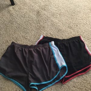 Two workout shorts Women's size XL