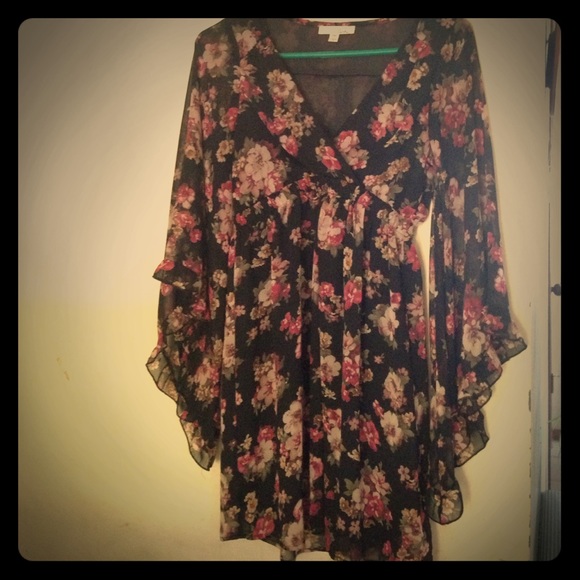 Floral Spring Dress Bohemian Style