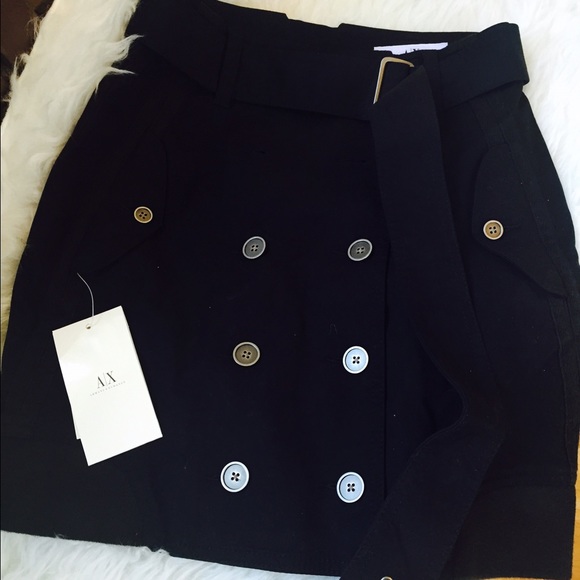 Armani Exchange Black Mini skirt