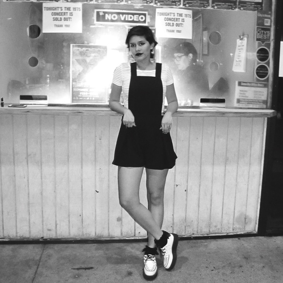 White mesh shadow striped crop top - Picture 4 of 4