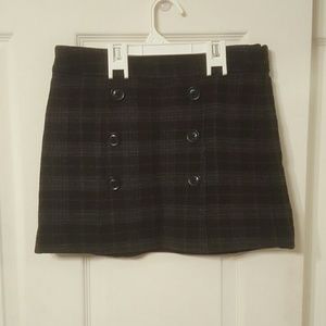 Plaid mini skirt size 0
