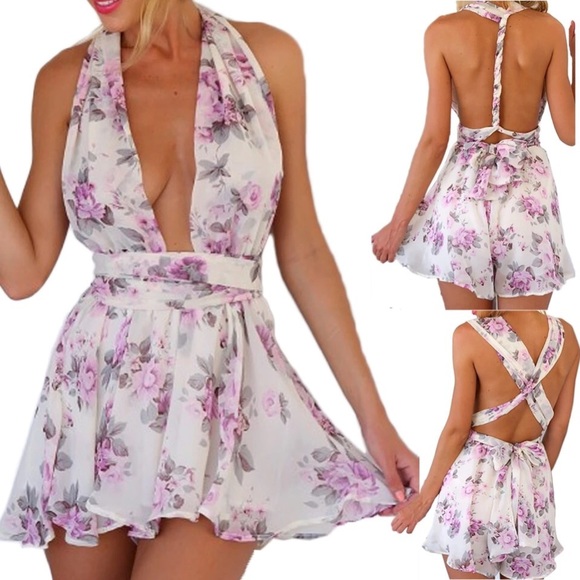Boutique Pants - 🌸BOUTIQUE🌸 LAST ONE Rose Romper