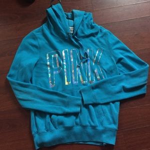 Victoria's Secret Blue Sweatshirt Hoodie