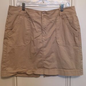 Khaki colored Skort