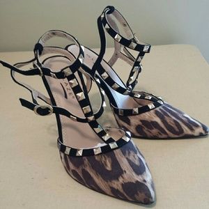 Lepord Heels* Worn Once pu jh