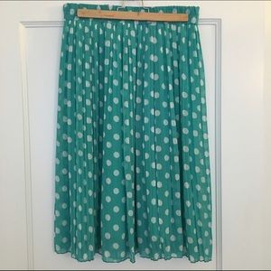 Everly Skirts - Pleated polka dot skirt Everly Skirts - Pleated polka dot skirt