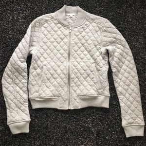 Gap Quilted Sweatshirt Jacket