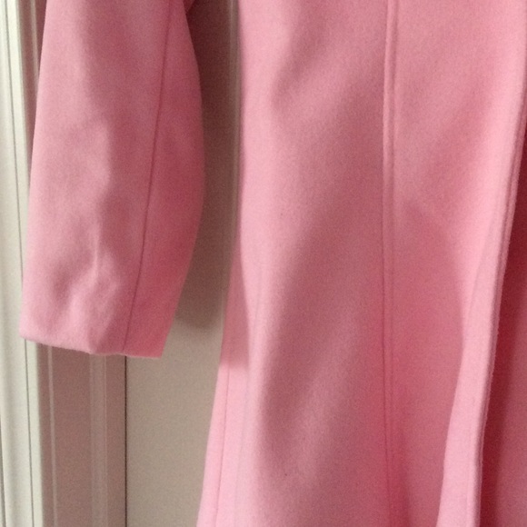 Pink wool coat - Picture 3 of 4