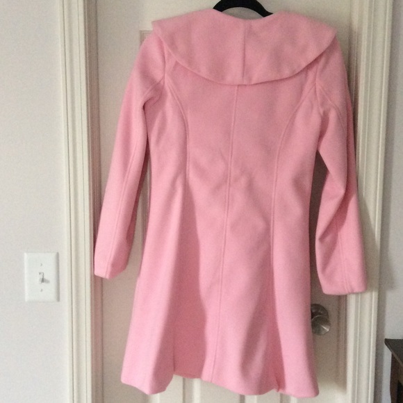 Pink wool coat - Picture 4 of 4