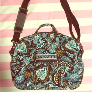 Java Blue Vera Bradley Laptop Case
