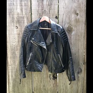 Motto Leather Jacket