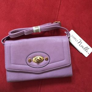 Lavender purple cross body by simply noelle