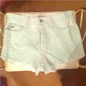 Hollister Crochet Shorts - High Waisted