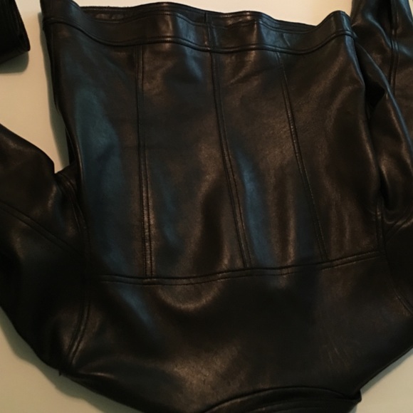 💖Nicole Miller Leather Coat💖 - Picture 4 of 4