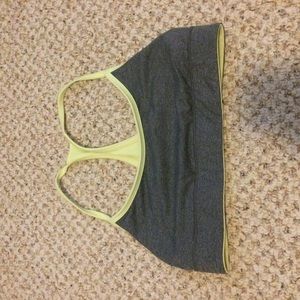 Reversible sports bra