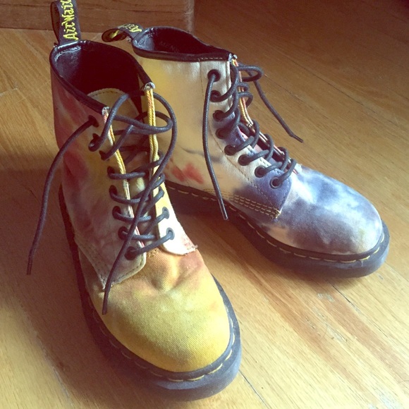 Dr. Martens Tie-Dye Boots