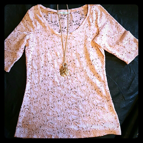 PRICE REDUCED!!!! MAURICES 3/4 sleeved lace top