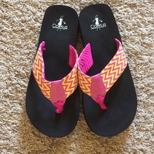 Corky's Flip Flops Size 8