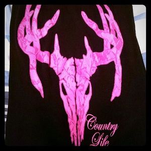 Black and pink tank top