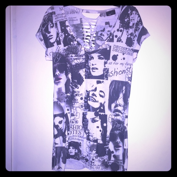 Rue 21 Fashion Graphics Tee