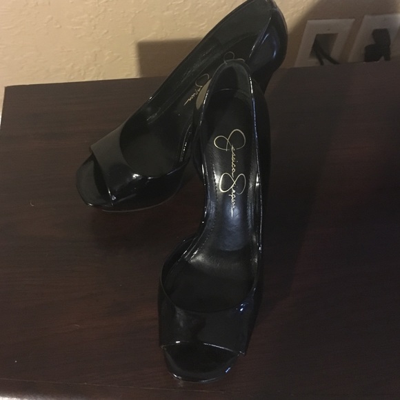 Jessica Simpson Black Heels
