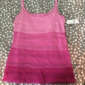 NWT Pink ombré tank