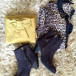 J crew  light olive skirt