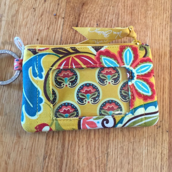 Vera Bradley ID/key ring NWOT
