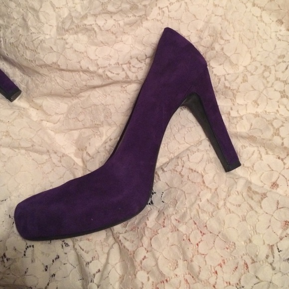 franco sarto purple shoes